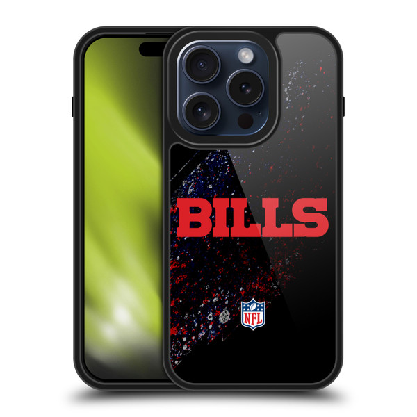 NFL Buffalo Bills Logo Blur Gel Armour Case For Apple iPhone 15 Pro