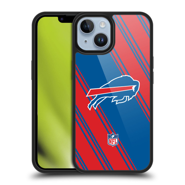 NFL Buffalo Bills Artwork Stripes Gel Armour Case For Apple iPhone 14