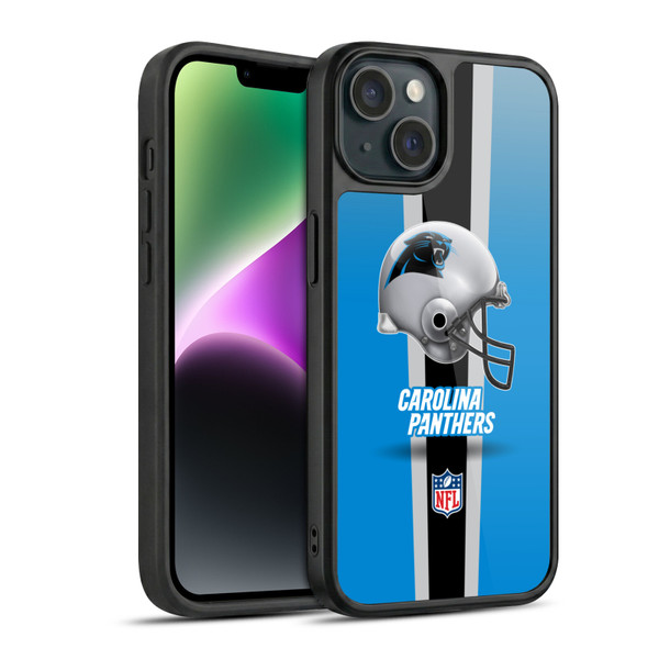 NFL Carolina Panthers Logo Helmet Gel Armour Case For Apple iPhone 14