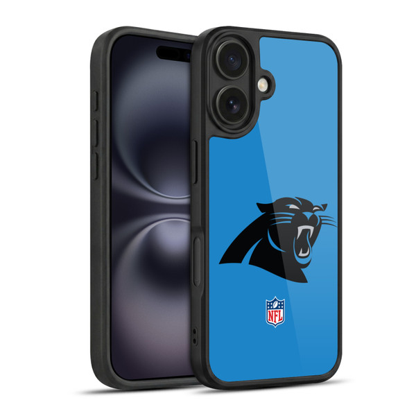 NFL Carolina Panthers Logo Plain Gel Armour Case For Apple iPhone 16