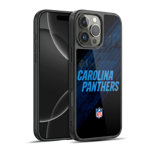 NFL Carolina Panthers Logo Blur Gel Armour Case For Apple iPhone 16 Pro Max