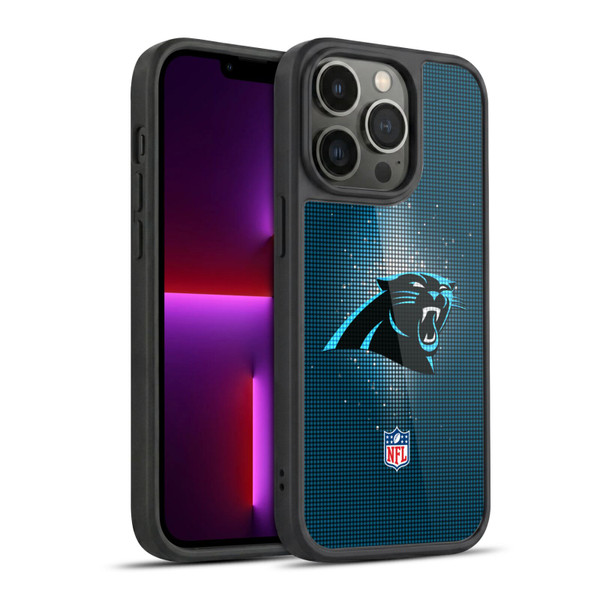 NFL Carolina Panthers Artwork LED Gel Armour Case For Apple iPhone 13 Pro