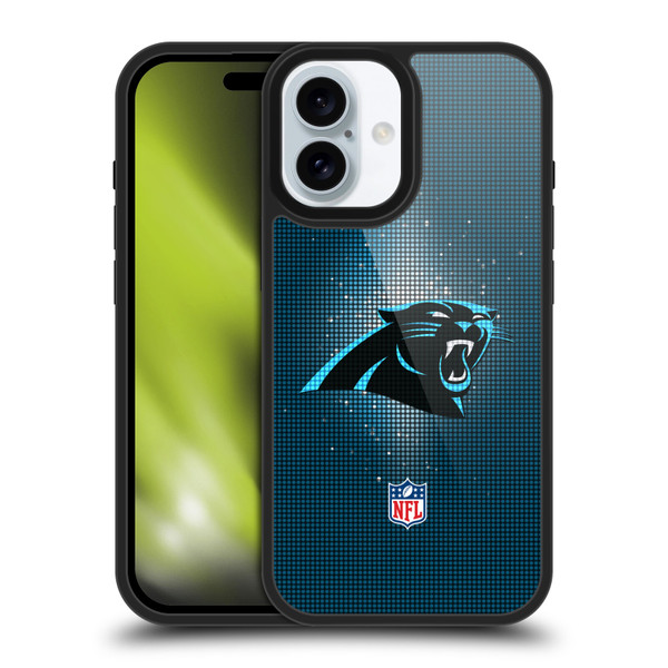 NFL Carolina Panthers Artwork LED Gel Armour Case For Apple iPhone 16