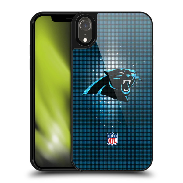 NFL Carolina Panthers Artwork LED Gel Armour Case For Apple iPhone XR