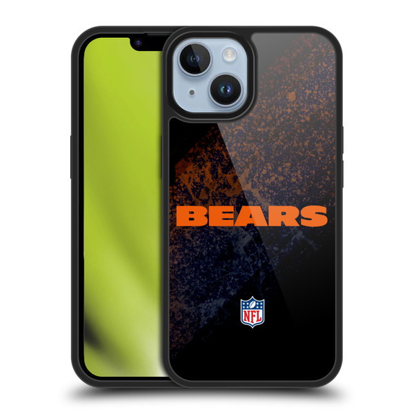 NFL Chicago Bears Logo Blur Gel Armour Case For Apple iPhone 14