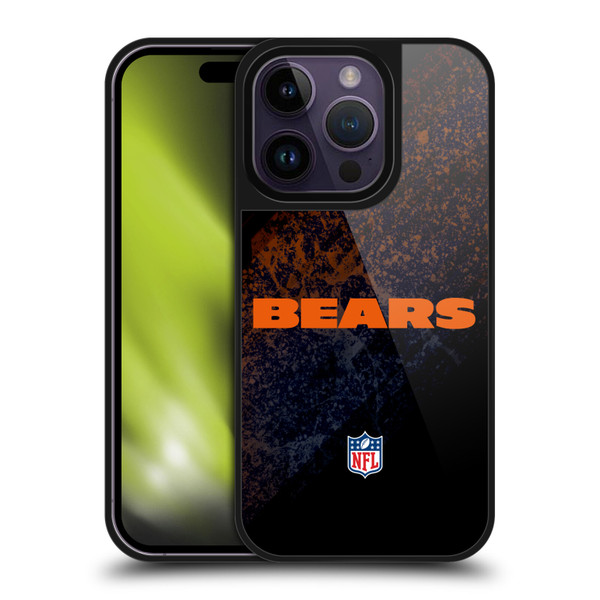 NFL Chicago Bears Logo Blur Gel Armour Case For Apple iPhone 14 Pro
