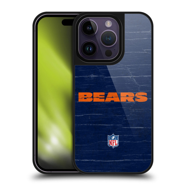 NFL Chicago Bears Logo Distressed Look Gel Armour Case For Apple iPhone 14 Pro