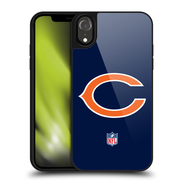 NFL Chicago Bears Logo Plain Gel Armour Case For Apple iPhone XR