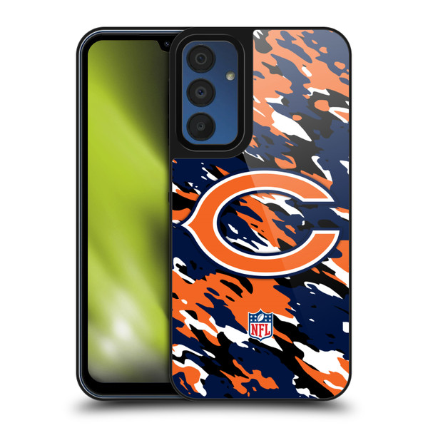 NFL Chicago Bears Logo Camou Gel Armour Case For Samsung Galaxy A15