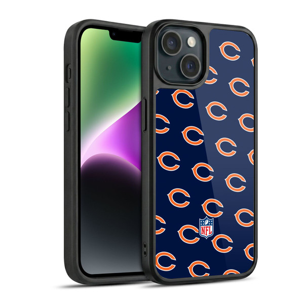 NFL Chicago Bears Artwork Patterns Gel Armour Case For Apple iPhone 14