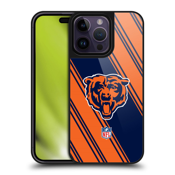 NFL Chicago Bears Artwork Stripes Gel Armour Case For Apple iPhone 14 Pro Max NFL Chicago Bears Artwork Stripes Gel Armour Case For Apple iPhone 14 Pro Max