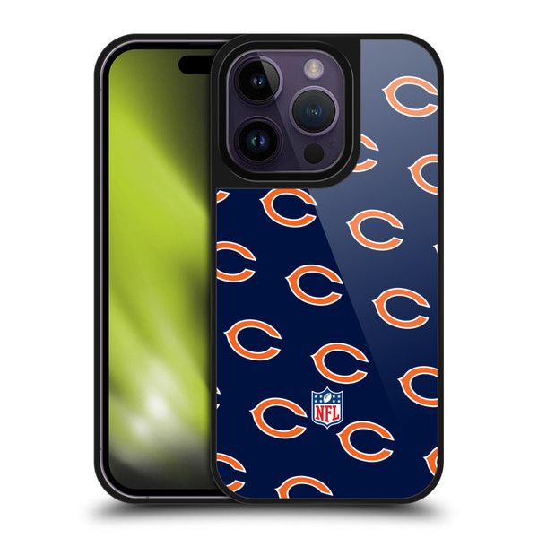 NFL Chicago Bears Artwork Patterns Gel Armour Case For Apple iPhone 14 Pro