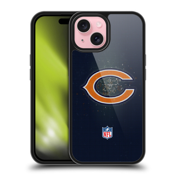 NFL Chicago Bears Artwork LED Gel Armour Case For Apple iPhone 15