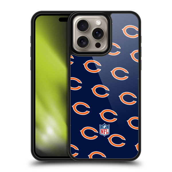 NFL Chicago Bears Artwork Patterns Gel Armour Case For Apple iPhone 16 Pro Max