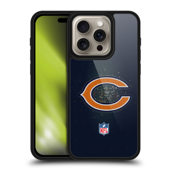 NFL Chicago Bears Artwork LED Gel Armour Case For Apple iPhone 16 Pro
