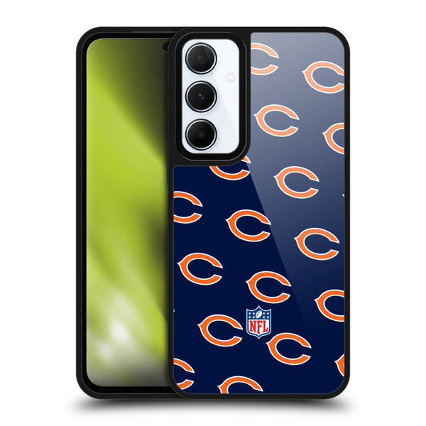 NFL Chicago Bears Artwork Patterns Gel Armour Case For Samsung Galaxy A55 5G