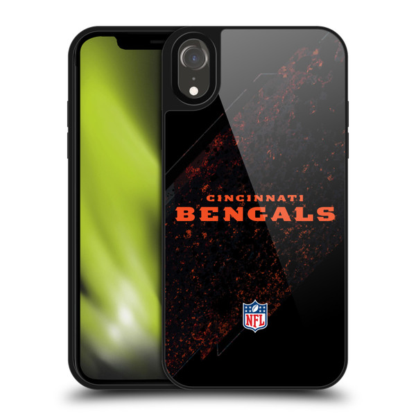 NFL Cincinnati Bengals Logo Blur Gel Armour Case For Apple iPhone XR