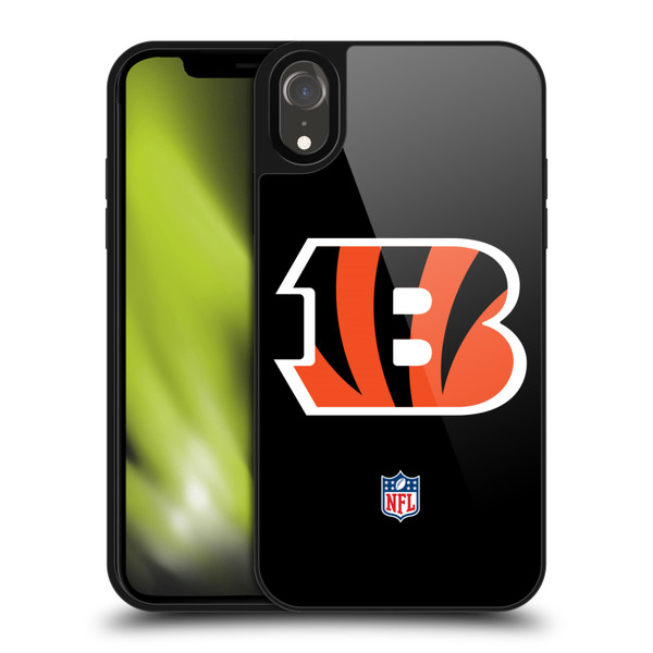 NFL Cincinnati Bengals Logo Plain Gel Armour Case For Apple iPhone XR