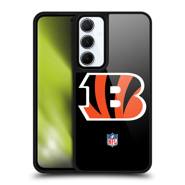 NFL Cincinnati Bengals Logo Plain Gel Armour Case For Samsung Galaxy A55 5G