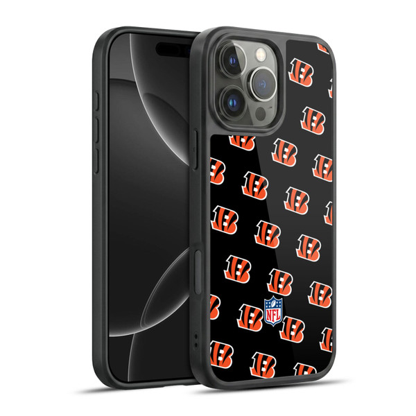 NFL Cincinnati Bengals Artwork Patterns Gel Armour Case For Apple iPhone 16 Pro Max