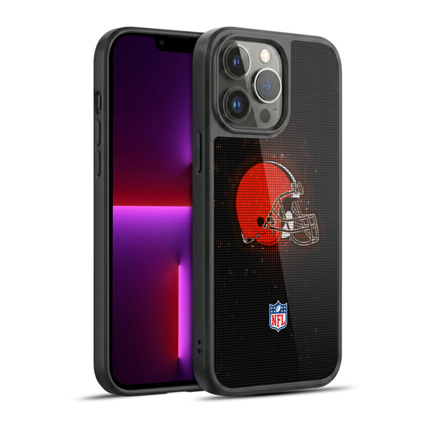 NFL Cleveland Browns Artwork LED Gel Armour Case For Apple iPhone 13 Pro Max
