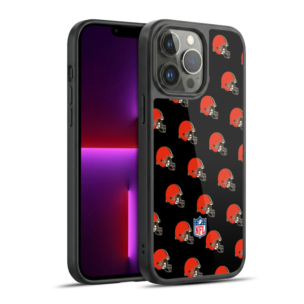 NFL Cleveland Browns Artwork Patterns Gel Armour Case For Apple iPhone 13 Pro Max