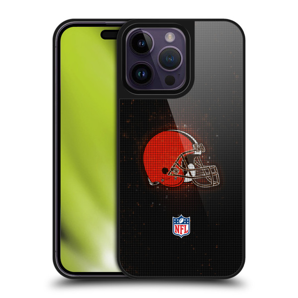 NFL Cleveland Browns Artwork LED Gel Armour Case For Apple iPhone 14 Pro Max