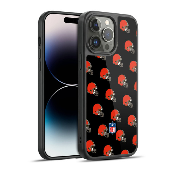 NFL Cleveland Browns Artwork Patterns Gel Armour Case For Apple iPhone 14 Pro Max