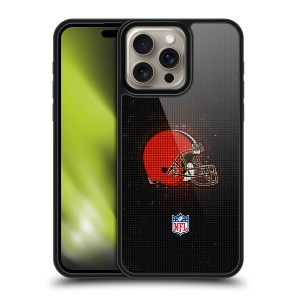 NFL Cleveland Browns Artwork LED Gel Armour Case For Apple iPhone 16 Pro Max