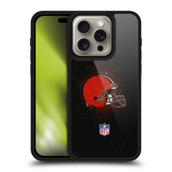 NFL Cleveland Browns Artwork LED Gel Armour Case For Apple iPhone 16 Pro