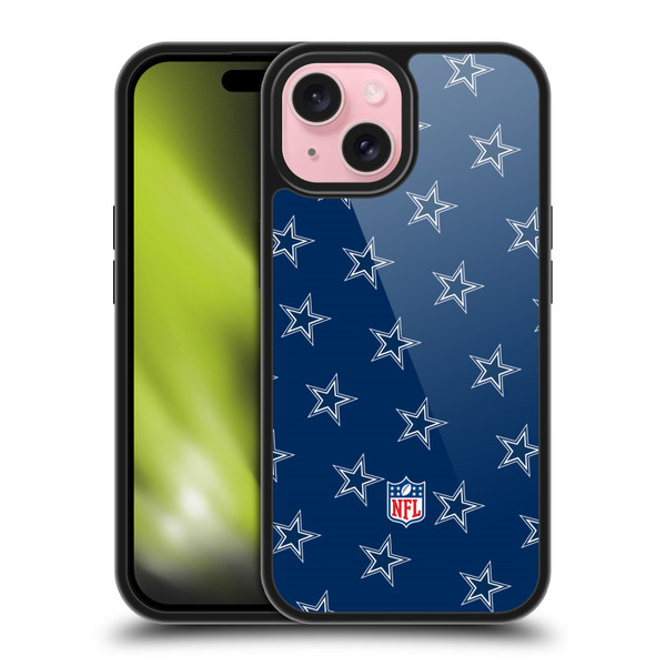 NFL Dallas Cowboys Artwork Patterns Gel Armour Case For Apple iPhone 15