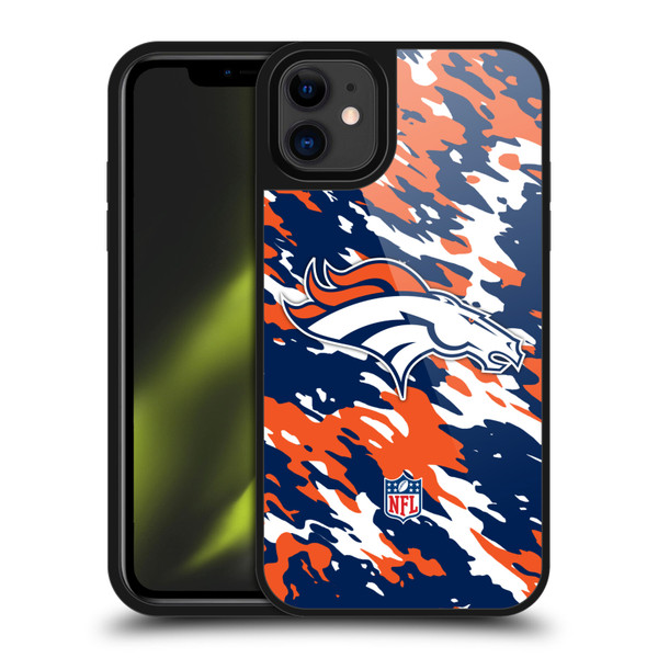 NFL Denver Broncos Logo Camou Gel Armour Case For Apple iPhone 11