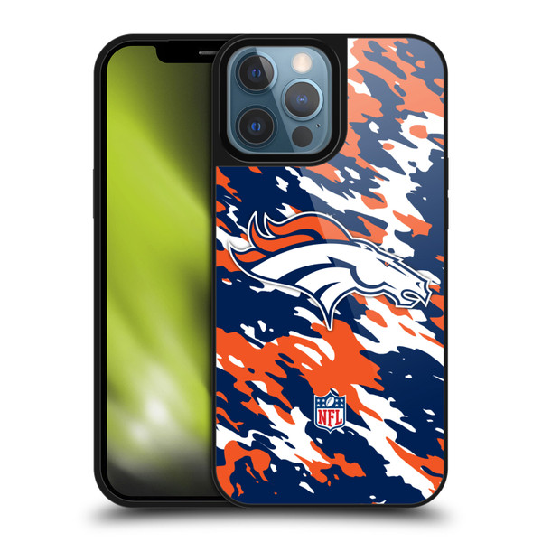 NFL Denver Broncos Logo Camou Gel Armour Case For Apple iPhone 13 Pro Max