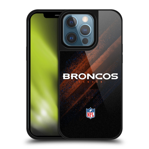 NFL Denver Broncos Logo Blur Gel Armour Case For Apple iPhone 13 Pro