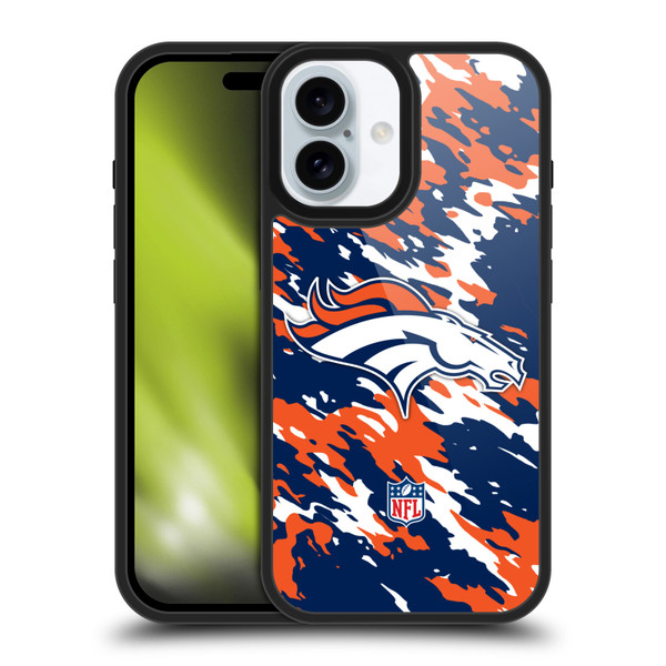 NFL Denver Broncos Logo Camou Gel Armour Case For Apple iPhone 16