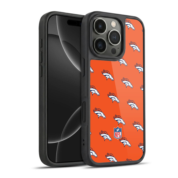 NFL Denver Broncos Artwork Patterns Gel Armour Case For Apple iPhone 16 Pro