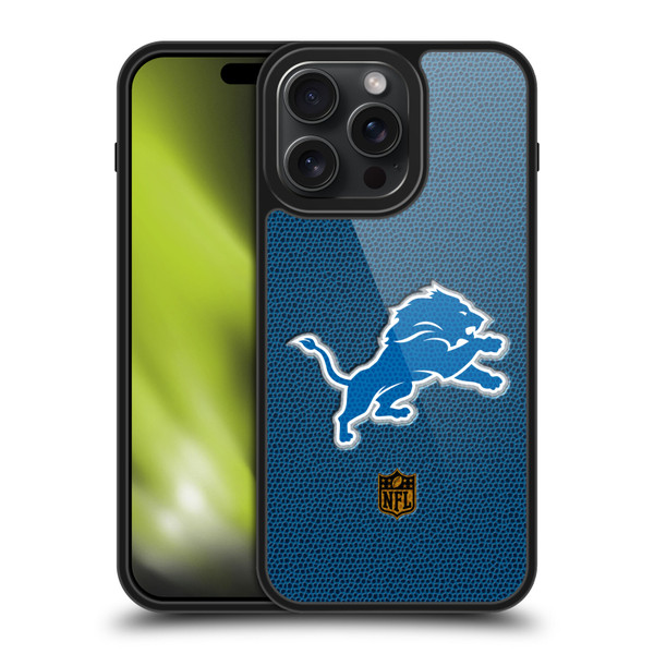 NFL Detroit Lions Logo Football Gel Armour Case For Apple iPhone 15 Pro Max