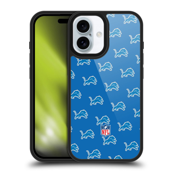 NFL Detroit Lions Artwork Patterns Gel Armour Case For Apple iPhone 16