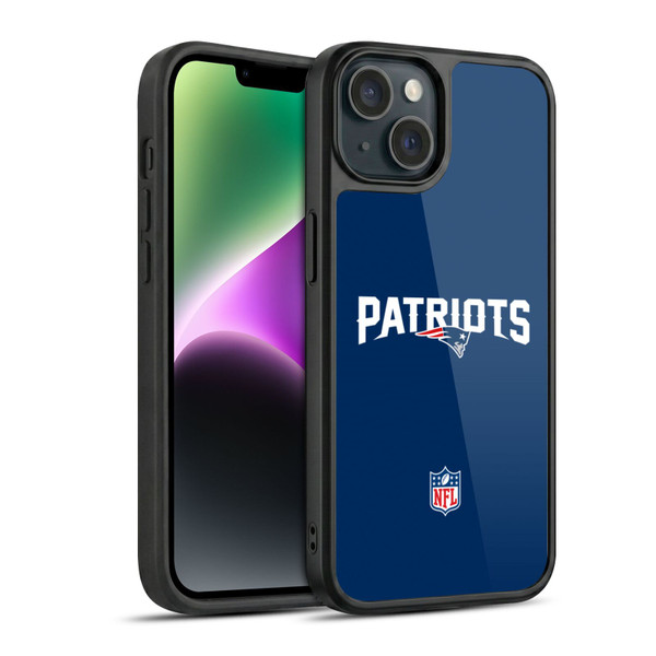 NFL New England Patriots Logo Plain Gel Armour Case For Apple iPhone 14