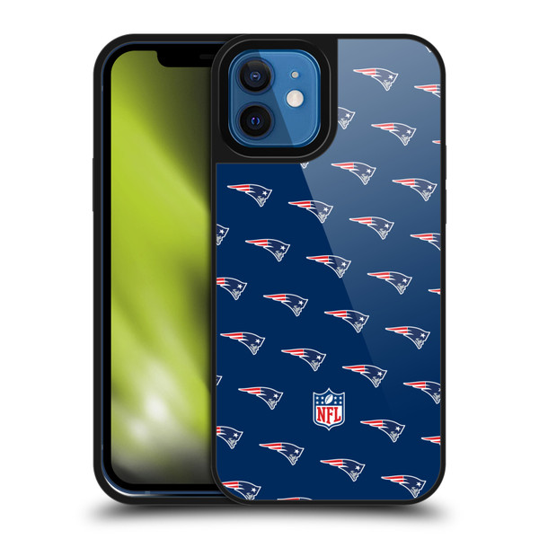 NFL New England Patriots Artwork Patterns Gel Armour Case For Apple iPhone 12 / iPhone 12 Pro