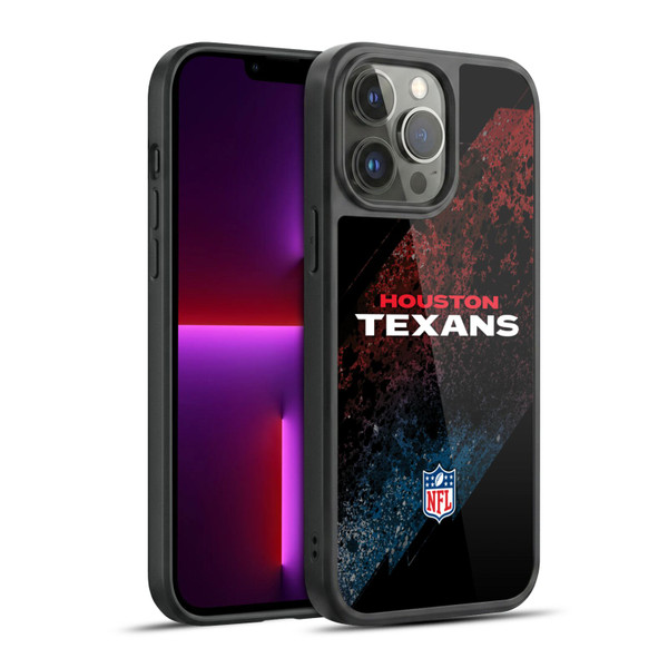 NFL Houston Texans Logo Blur Gel Armour Case For Apple iPhone 13 Pro Max
