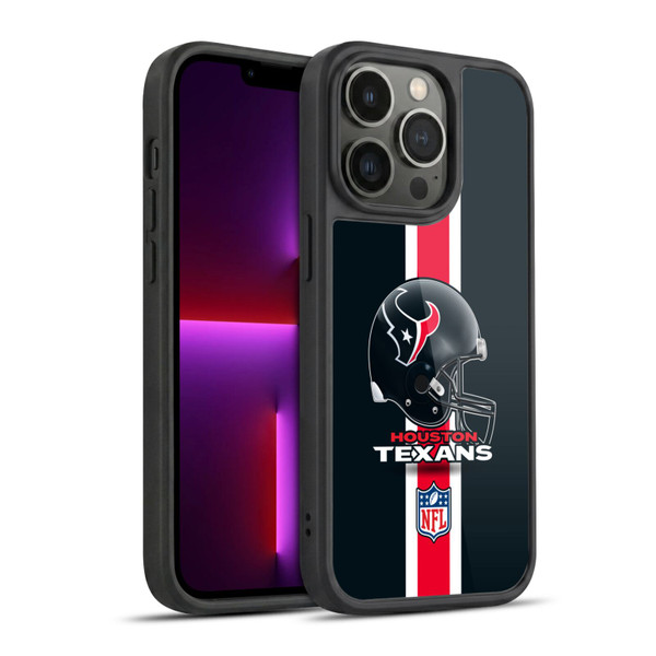 NFL Houston Texans Logo Helmet Gel Armour Case For Apple iPhone 13 Pro