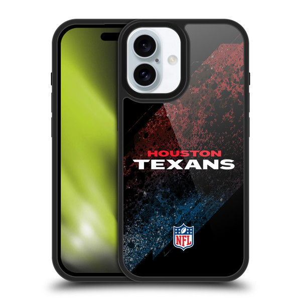 NFL Houston Texans Logo Blur Gel Armour Case For Apple iPhone 16 NFL Houston Texans Logo Blur Gel Armour Case For Apple iPhone 16