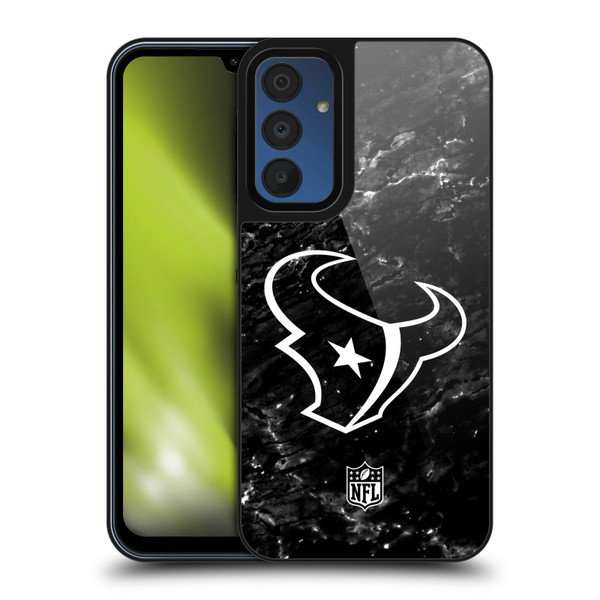 NFL Houston Texans Artwork Marble Gel Armour Case For Samsung Galaxy A15