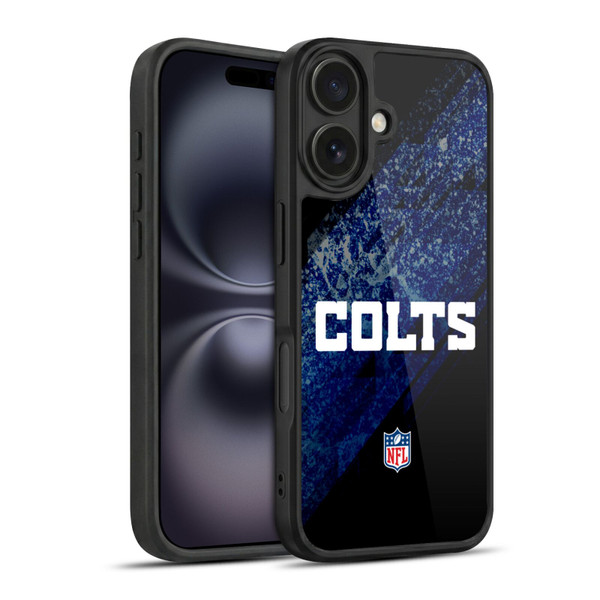 NFL Indianapolis Colts Logo Blur Gel Armour Case For Apple iPhone 16