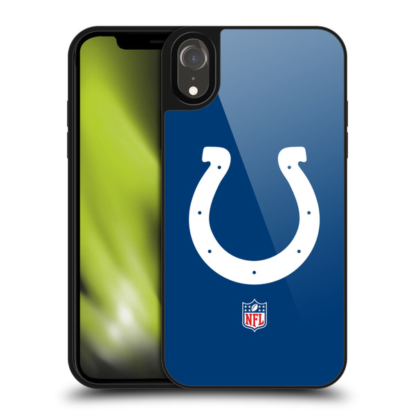 NFL Indianapolis Colts Logo Plain Gel Armour Case For Apple iPhone XR