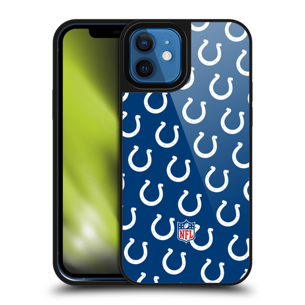NFL Indianapolis Colts Artwork Patterns Gel Armour Case For Apple iPhone 12 / iPhone 12 Pro