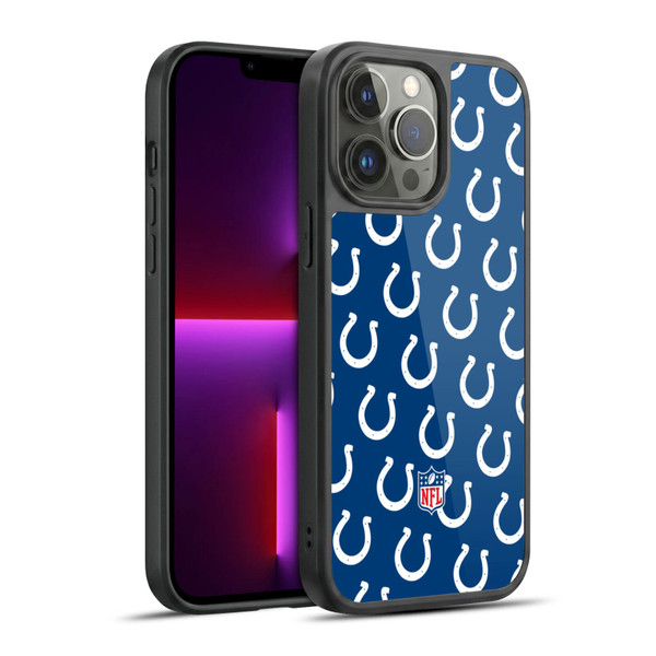 NFL Indianapolis Colts Artwork Patterns Gel Armour Case For Apple iPhone 13 Pro Max