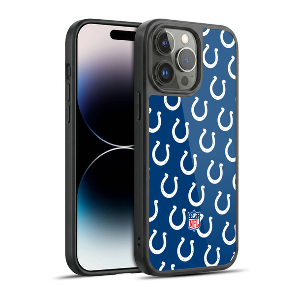 NFL Indianapolis Colts Artwork Patterns Gel Armour Case For Apple iPhone 14 Pro Max