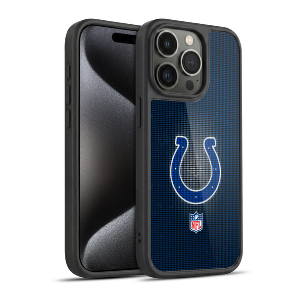 NFL Indianapolis Colts Artwork LED Gel Armour Case For Apple iPhone 15 Pro